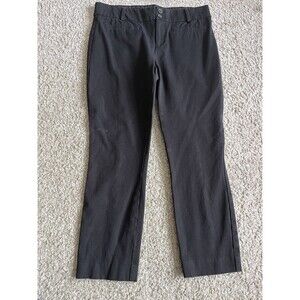 The Essential Slim by Anthropologie Black  Pants Size 8 Workwear Business Casual